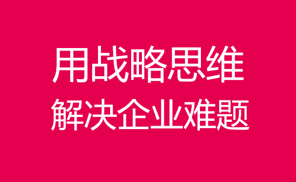 企業(yè)如何用戰(zhàn)略咨詢思維解決問題