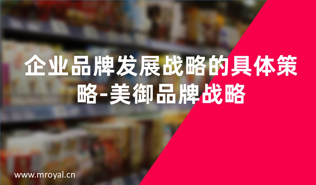 企業(yè)品牌發(fā)展戰(zhàn)略的具體策略-美御品牌戰(zhàn)略